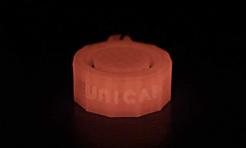 Festivaldopje Unicap - Glow in the Dark dopje